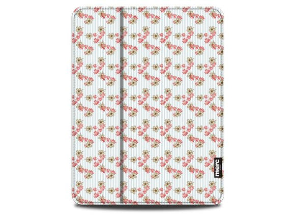 Merc iPad Air Hardshell Fabric Book Flower - Red