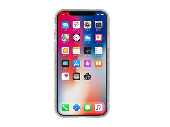 KSNY Flexible Glitter iPhone X - Silver