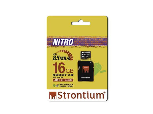 Strontium Nitro 16GB micro SD with Adapter ? 85MB/s U1 Class