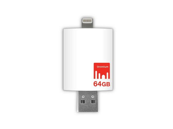 Strontium NITRO iDrive USB 3.0 (Lightning iOS & Mac/PC) 64GB
