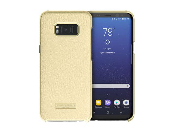 KSNY Wrap Case for Samsung GS8+ - Saffiano Gold