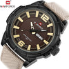 2016 Luxury Brand Military Watch Men Quartz Analog Clock Leather Canvas Strap Clock Man Sports Watches Army Relogios Masculino