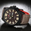 2016 Luxury Brand Military Watch Men Quartz Analog Clock Leather Canvas Strap Clock Man Sports Watches Army Relogios Masculino
