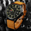 Top Luxury Brand NAVIFORCE Men Sports Watches Men's Quartz Date Clock Man Leather Army Military Wrist Watch Relogio Masculino