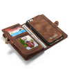 Multifunction Wallet Leather Case For IPhone 6 6s 6 Plus 7 7 Plus Pouch Phone Handbag Cover With Crd slots Stand