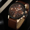 2016 NAVIFORCE Brand Analog Quartz Watch Men Waterproof Fashion Casual Sports Watches Man Leather Wristwatches Relogio Masculino