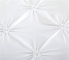 Black/White Luxury Duvet Cover Set Pinch Pleat  2/3pcs Twin/Queen/King Size Bedclothes Bedding Sets (No filling No sheet)