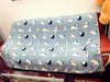 Blue Pink Bull Terrier Printed Flannel Fabric Baby kid Bed Blanket Cover for Sofa/ Travel/ Car Plaids 200X150cm