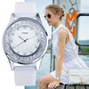 SINOBI Fashion Quartz Watches Women Diamonds Wrist Watch Silicone Watchband Top Luxury Brand Ladies Dress Clock Female New