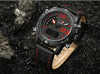 2017 NAVIFORCE Men's Fashion Sport Watches Men Quartz Analog LED Clock Man Leather Military Waterproof Watch Relogio Masculino