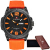 NAVIFORCE 2016 Men's Luxury Watch Military Watch Men Quartz wristWatch Sports Date Clock Brand Men Casual Nylon Watch 9066