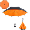Drop Shipping Windproof Reverse Folding Double Layer Inverted Chuva Umbrella Self Stand Rain Protection C-Hook Hands For Car