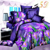 Plant Blue flower 3D Polyester Bedding Set of Duvet Cover set Bed Sheet Pillowcase Bed Clothes Queen size