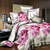 Plant Blue flower 3D Polyester Bedding Set of Duvet Cover set Bed Sheet Pillowcase Bed Clothes Queen size