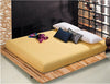Wholesale solid color sheets fitted bed sheet elastic mattress cover bed linen bedspread polyester cotton single twin full queen
