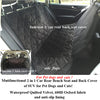 Pet Dog Car Rear Bench Back Seat Cover Mat waterproof Hammock style and Back Cover of SUV for pet products dog accessories