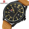 Top Luxury Brand NAVIFORCE Men Sports Watches Men's Quartz Date Clock Man Leather Army Military Wrist Watch Relogio Masculino