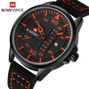 Top Luxury Brand NAVIFORCE Men Sports Watches Men's Quartz Date Clock Man Leather Army Military Wrist Watch Relogio Masculino