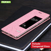 Huawei P9 case cover silicone back Huawei P9 Case original Mofi Flip Leather wallet aluminium cover huaweip9 case foundas 5.2"