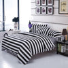 2016 New Drop Ship Bedding Set Twin/Full/Queen Size Duvet Cover Set Classic Black and White Bed Sheet Sets Home Textile