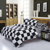 2016 New Drop Ship Bedding Set Twin/Full/Queen Size Duvet Cover Set Classic Black and White Bed Sheet Sets Home Textile