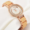 Kimio ultra slim Top Brand Woman watches Fashion Ladies Crystal Clock Black Ceramics Gold Luxury Women Rhinestone Diamond Watch