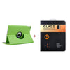 For Case Apple iPad Air 2 PU Leather Smart Stand Flip Case Cover 360 Rotating Premium Tempered Glass Screen Protector Gifts