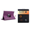 For Case Apple iPad Air 2 PU Leather Smart Stand Flip Case Cover 360 Rotating Premium Tempered Glass Screen Protector Gifts