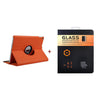 For Case Apple iPad Air 2 PU Leather Smart Stand Flip Case Cover 360 Rotating Premium Tempered Glass Screen Protector Gifts