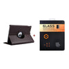 For Case Apple iPad Air 2 PU Leather Smart Stand Flip Case Cover 360 Rotating Premium Tempered Glass Screen Protector Gifts