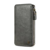 FLOVEME Vintage Wallet Case for iPhone 6 6S 7 Plus Leather Cover Zipper Handbag Card Holder Retro Phone Cases for iPhone 6 6S 7