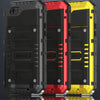 LUPHIE Under Water Sealed Life Waterproof Metal Case For iPhone 6 6S 7 Plus Aluminum Silicone Shockproof Cover + Tempered Glass