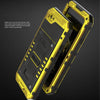 LUPHIE Under Water Sealed Life Waterproof Metal Case For iPhone 6 6S 7 Plus Aluminum Silicone Shockproof Cover + Tempered Glass