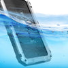 LUPHIE Under Water Sealed Life Waterproof Metal Case For iPhone 6 6S 7 Plus Aluminum Silicone Shockproof Cover + Tempered Glass
