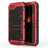 LUPHIE Under Water Sealed Life Waterproof Metal Case For iPhone 6 6S 7 Plus Aluminum Silicone Shockproof Cover + Tempered Glass