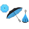 Drop Shipping Windproof Reverse Folding Double Layer Inverted Chuva Umbrella Self Stand Rain Protection C-Hook Hands For Car