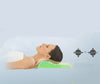 2016 Orthopedic Latex Magnetic 50*30CM Neck Pillow Slow Rebound Memory Foam Pillow Cervical Health Care Pain Release Pillow