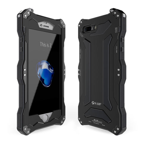 for iphone 7 plus 5.5 Gundam Mobile suit Gorilla Glass waterproof shockproof cases for iphone7 plus Metal Aluminum phone Case