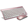 Ultra Compact Wireless Keyboard and Mouse Combo Set 2.4G Wireless Keyboard Moues Combo for Apple Mac Windows XP/7/10 IOS