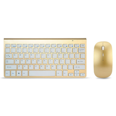 Ultra Compact Wireless Keyboard and Mouse Combo Set 2.4G Wireless Keyboard Moues Combo for Apple Mac Windows XP/7/10 IOS