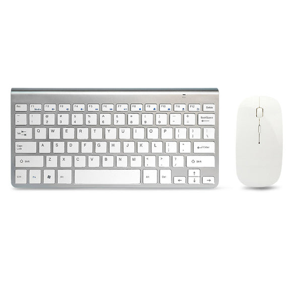 Ultra Compact Wireless Keyboard and Mouse Combo Set 2.4G Wireless Keyboard Moues Combo for Apple Mac Windows XP/7/10 IOS