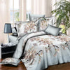 Plant Blue flower 3D Polyester Bedding Set of Duvet Cover set Bed Sheet Pillowcase Bed Clothes Queen size