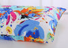New Free shipping 100% nature mulberry floral silk pillowcase zipper pillowcases pillow case for healthy standard queen king