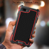 Shockproof Dustproof Carbon Fiber Gorilla Tempered Glass Aluminum Metal Armor Case For iphone 7 6S 6 Plus 5 5S SE Cover Shell