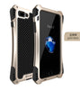 Shockproof Dustproof Carbon Fiber Gorilla Tempered Glass Aluminum Metal Armor Case For iphone 7 6S 6 Plus 5 5S SE Cover Shell