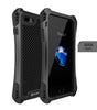 Shockproof Dustproof Carbon Fiber Gorilla Tempered Glass Aluminum Metal Armor Case For iphone 7 6S 6 Plus 5 5S SE Cover Shell