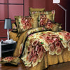 Plant Blue flower 3D Polyester Bedding Set of Duvet Cover set Bed Sheet Pillowcase Bed Clothes Queen size