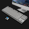 Metoo Mechanical Keyboard 87/104 Anti-ghosting Luminous Blue Black Switch LED Backlit wired Gaming Keyboard Russian stickers