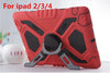 Brand Hybrid Armor Waterproof Shockproof Dustproof Kids Safe Stand Case Cover For ipad mini 1/2/3 Retina ipad 2 3 4 Air Shell
