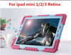 Brand Hybrid Armor Waterproof Shockproof Dustproof Kids Safe Stand Case Cover For ipad mini 1/2/3 Retina ipad 2 3 4 Air Shell